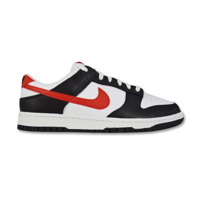 Nike Dunk Low Retro Herren-Sneaker Schwarz/Weiß/Rot - FB3354-001
