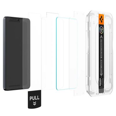 3. Spigen Glas.tR EZ Fit Pro AC Antireflexions-Schutzglas, 2er-Pack für Samsung Galaxy S26