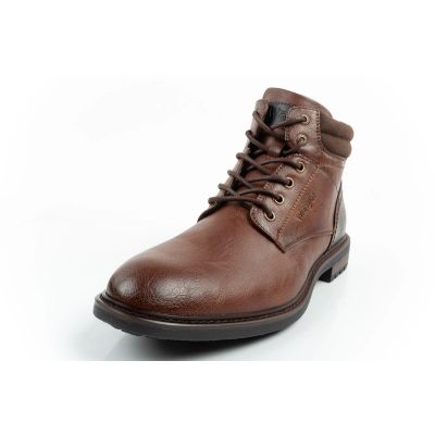 12. Wrangler George Herrenschuhe Chelsea Boots elegant modisch braun