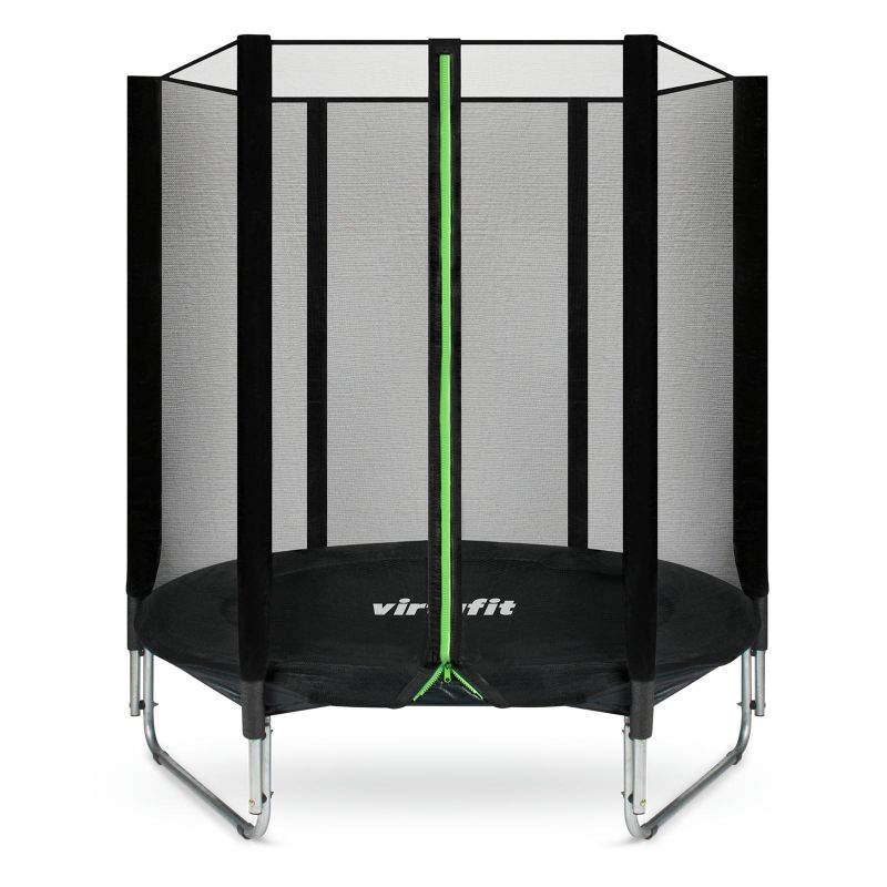 7. VIRTUFIT TRAMPOLIN MIT SICHERHEITSNETZ – SCHWARZ – 183 CM