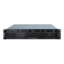 Inter-Tech IPC 2U-2404S Rack Schwarz, Silber