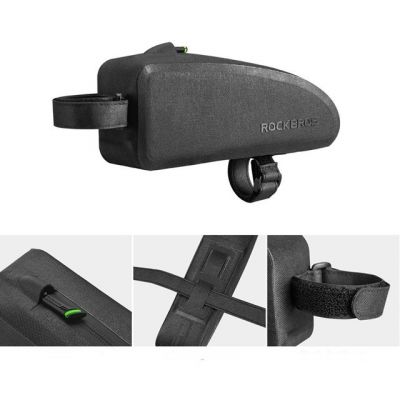 2. Rockbros AS-019-1 Wasserdichte Fahrrad Rahmentasche 1.6L - Schwarz