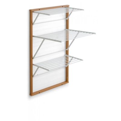 ARREDAMENTI KARIM Wand-Wäschetrockner - 63 x 68 cm, Braun