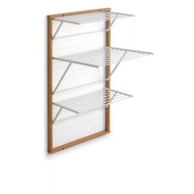 ARREDAMENTI KARIM Wand-Wäschetrockner - 63 x 68 cm, Braun