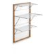ARREDAMENTI KARIM Wand-Wäschetrockner - 63 x 68 cm, Braun