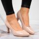 7. Sergio Leone W SK39J Pumps aus nacktem Lackleder