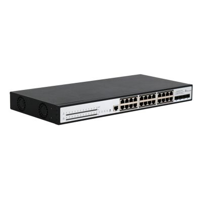 2. Extralink Switch PoE Chiron Pro 24x RJ45 1000Mb/s PoE, 4x SFP+, L3, verwaltet, 370W
