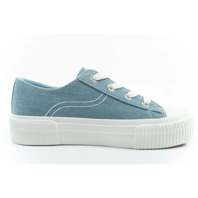 4. Lee Damen-Sportschuhe Isla Sneakers blaue Plateau