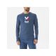 6. MILLET M Trilogy Wool Ts Ls Marineblaue Unterwäsche