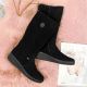 10. Rieker W R237 wasserdichte Nubukstiefel mit Schaffellfutter