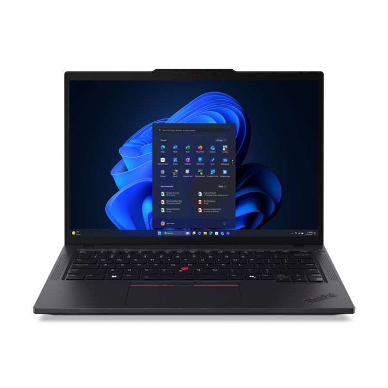 14. Lenovo ThinkPad T14 G6 Ultra 7 255V 14,0" WUXGA IPS 400 Nits 60 Hz AG 16 GB DDR5 5600 SSD 1 TB Intel Grafik LAN Webcam 5,0 MP 57 Wh W11 Pro Schwarz 3 Jahre Vor-Ort-Service