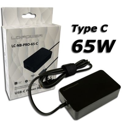 LC-Power LC-NB-PRO-65-C Netzteil/Wechselrichter, intern, 65 W, Schwarz