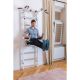 28. Turnleiter mit verstellbarer Stange und Griffbank, Modell 732W