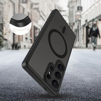 5. Tech-Protect MagCam MagSafe Hülle für Samsung Galaxy S25 Ultra – Schwarz