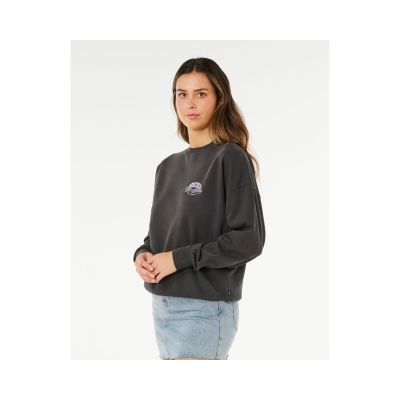 2. RIP CURL Bells Heritage Crew Damen-Sweatshirt Schwarz