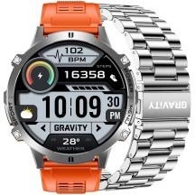 Smartwatch Gravity Graphitarmband + Armband GT42-4