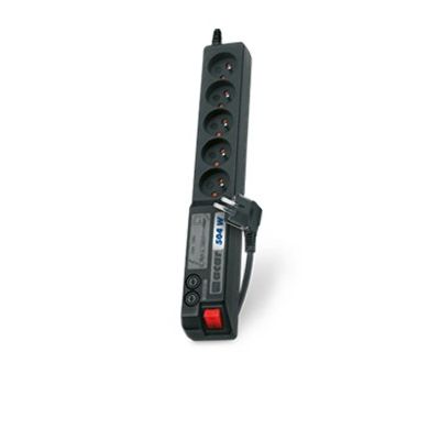 Acar 504WF EMI/RFI Überspannungsschutzleiste (3 m; schwarz)