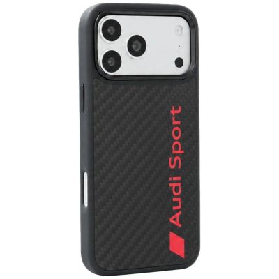 3. Audi R8 Carbonfaser MagSafe Hülle für iPhone 18 Pro Max / 17 Pro Max – Schwarz