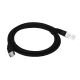Patchkabel UTP A-LAN KKU5CZA0.5 (RJ45 - RJ45; 0,50 m; UTP; Kat. 5e; schwarz)