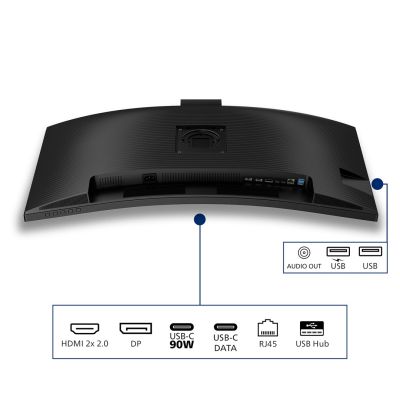 19. Philips 3000 Serie 34B2U3600CH/00 Computermonitor 86,4 cm (34") 3440 x 1440 px Wide Quad HD LCD Schwarz