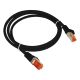 ALANTEC Patchkabel F/UTP CAT.6 PVC 0,5 m Schwarz
