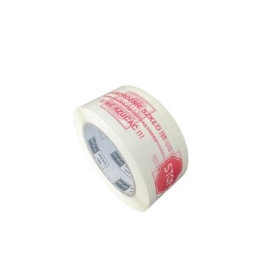 2. BSTech Klebeband mit Aufdruck 48x100m „Vorsicht Glas“