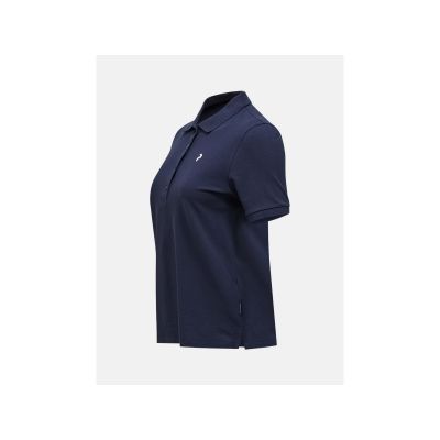 3. PEAK PERFORMANCE Damen-Poloshirt aus klassischer Baumwolle, marineblau