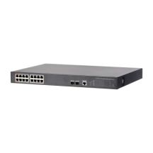 Dahua Technology PoE DH-PFS4218-16GT-240 Netzwerk-Switch, Managed Gigabit Ethernet (10/100/1000), PoE-fähig, Schwarz