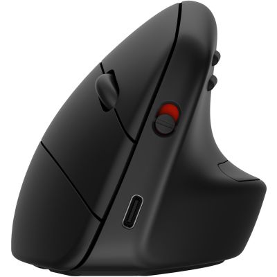 4. HP 920 Ergonomische Vertikalmaus Schwarz Kabellos Schwarz