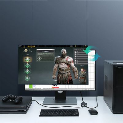 12. Ugreen Switch HDMI-Splitter-Switch - 2x HDMI 4K 60Hz schwarz (CM217)