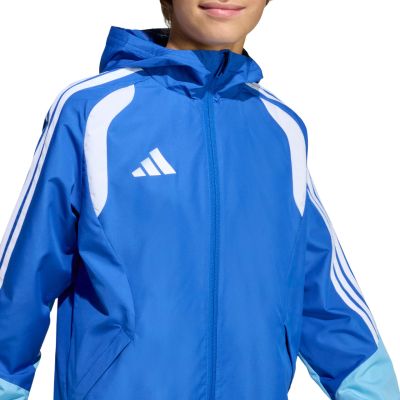 6. adidas Tiro 26 Competition Allwetter-Kinderjacke Blau KB0157