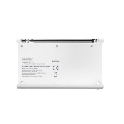 2. BLAUPUNKT DAB DR3WH tragbares Radio, weiß