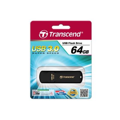 3. USB-Stick 64 GB Transcend JetFlash 700 USB 3.1 schwarz