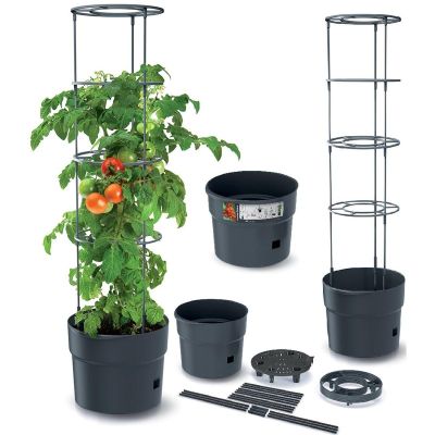 17. Tomatenpflanztopf mit Leiter, Fassungsvermögen 18 l