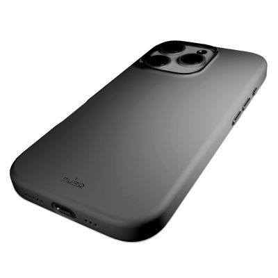 7. Puro Icon Mag Pro MagSafe Silikonhülle für iPhone 16 Pro – Dunkelgrau