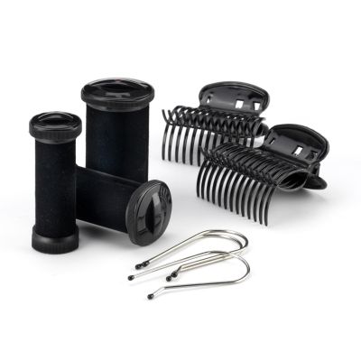 5. BaByliss Thermo-Keramik-Lockenwickler-Set, Schwarz, Edelstahl, 50 W, 2 m