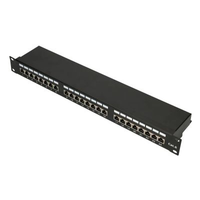 4. Patchpanel Extralink EX.9830 (1U; Kat. 5e; 24xRJ-45)