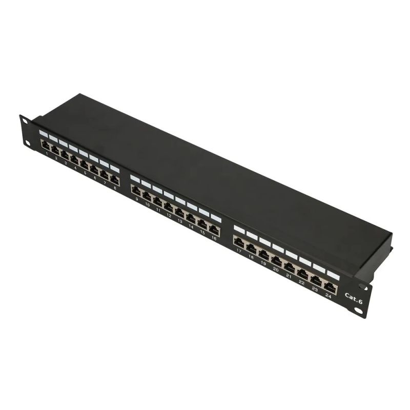 4. Patchpanel Extralink EX.9830 (1U; Kat. 5e; 24xRJ-45)