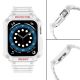 4. Schutzarmband für Apple Watch 38/40/41 mm Panzergehäuse-Armband - Weiß
