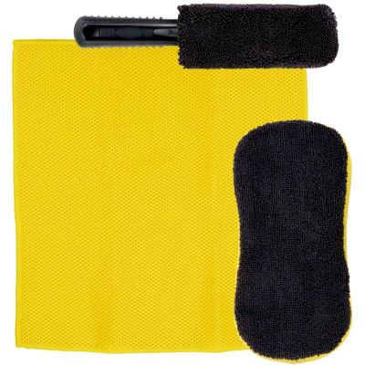 DUNLOP AUTOWASCHSET 3-TEILIG