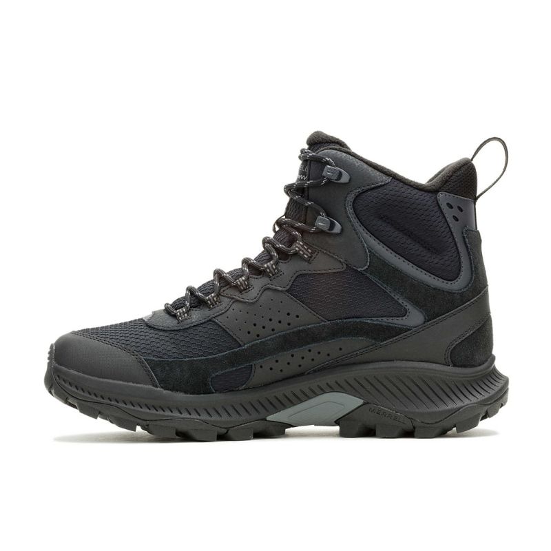 5. Merrell Speed Strike 2 Thermo Mid WP Wanderschuhe – Schwarz