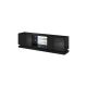 2. TV-Schrank QIU 200 MDF Hochglanz Schwarz/Hochglanz Schwarz