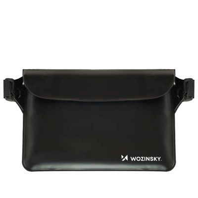 Wozinsky WWS-01 Wasserdichte PVC-Bauchtasche - Schwarz