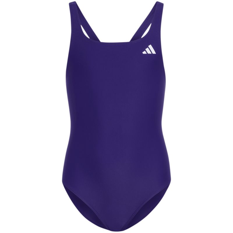 Adidas V-Rücken-Badeanzug für Kinder, lila, KS2955