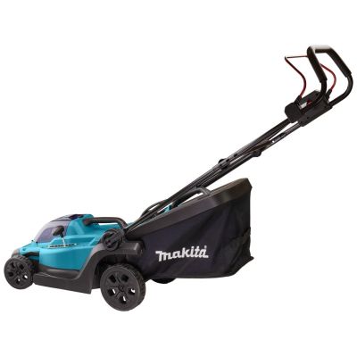 4. Makita DLM330RT Akku-Rasenmäher, Schiebemäher, Schwarz, Blau