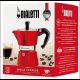 5. BIALETTI 3-Tassen-Kaffeemaschine Moka Express 5466 rot