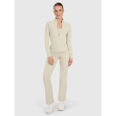 6. Damen-Trainings-Sweatshirt, schmal geschnitten, schnelltrocknend, Größe 4F 4FRAW25TFSWF0808-83S