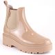 Big Star W INT1918B beige Lackleder Plateaustiefel