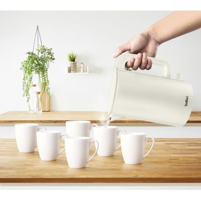 3. Tefal Thermo Protect KO140AE0 Wasserkocher 1,5 l 1500 W Weiß