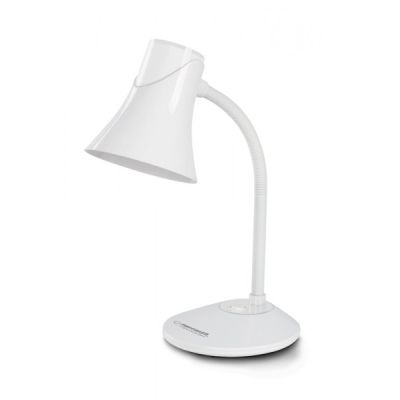 3. ESPERANZA POLARIS Schreibtischlampe Weiß ELD111W